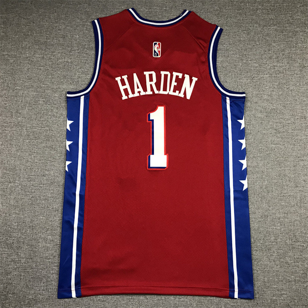 James Harden #1 Philadelphia 76ers  City Edition Swingman Embroidered Jersey