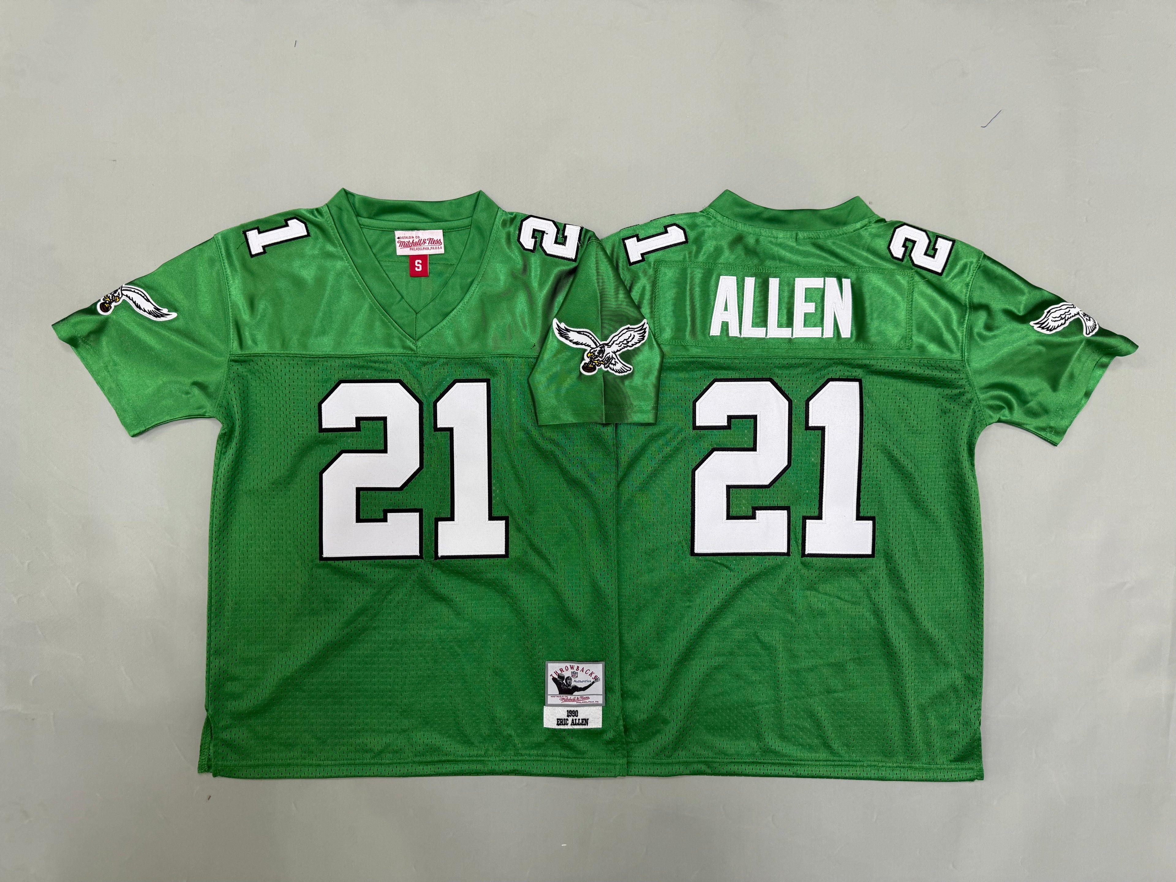 Youth Eric Allen #21 Philadelphia Eagles Vintage Throwback Jersey
