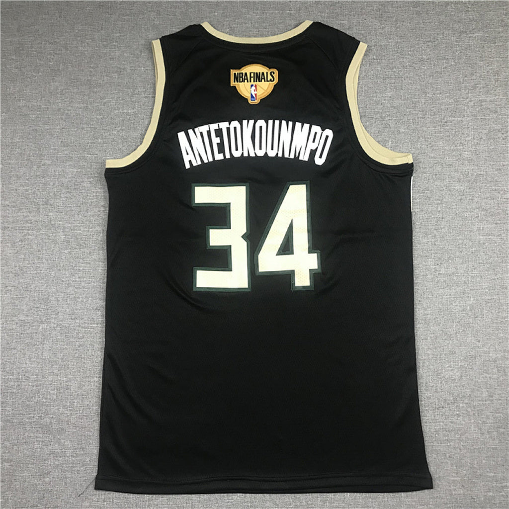 Giannis Antetokounmpo# 34 Milwaukee Bucks Finals City Edition Swingman Embroidered Jersey