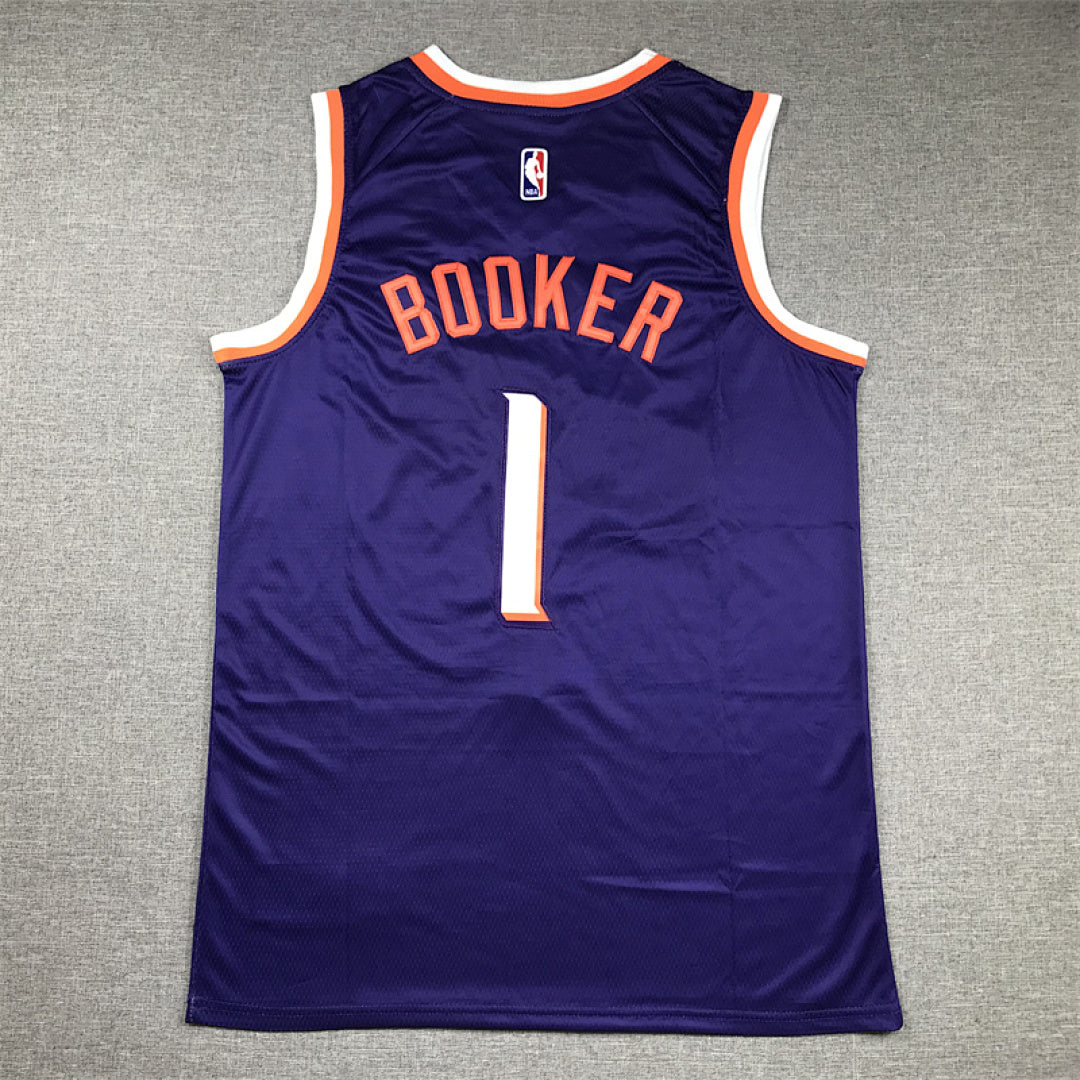 Devin Booker #1 Phoenix Suns 2024 City Edition Swingman Embroidered Jersey