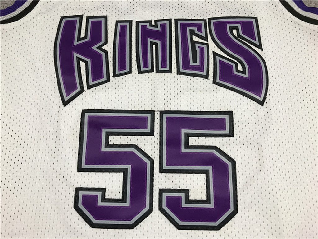 Jason Chandler Williams #55 Sacramento Kings 1998-99 White Throwback Embroidered Jersey