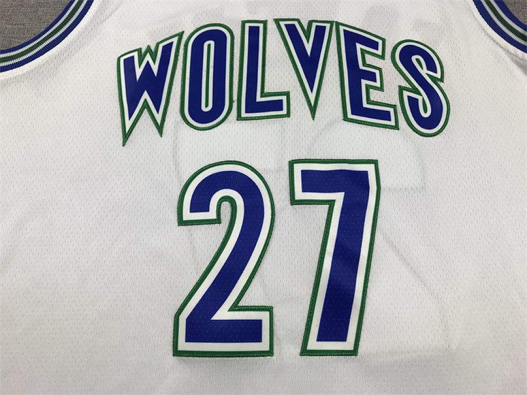 Rudy Gobert #27 Minnesota Timberwolves White City Edition Swingman Embroidered Jersey