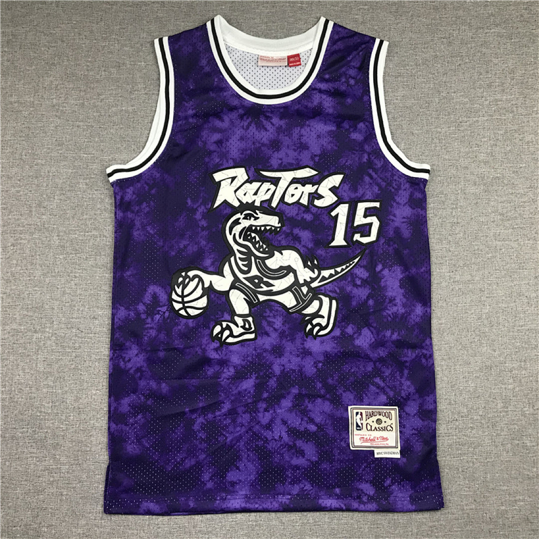 Vincent Carter #15 Toronto Raptors Throwback Embroidered Jersey