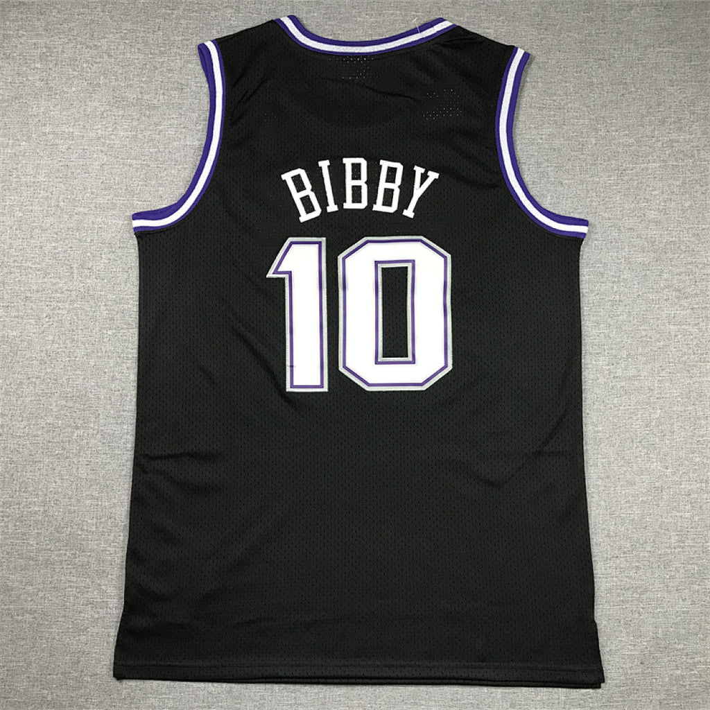Mike Bibby #10 Sacramento Kings 2001-02 Throwback Embroidered Jersey