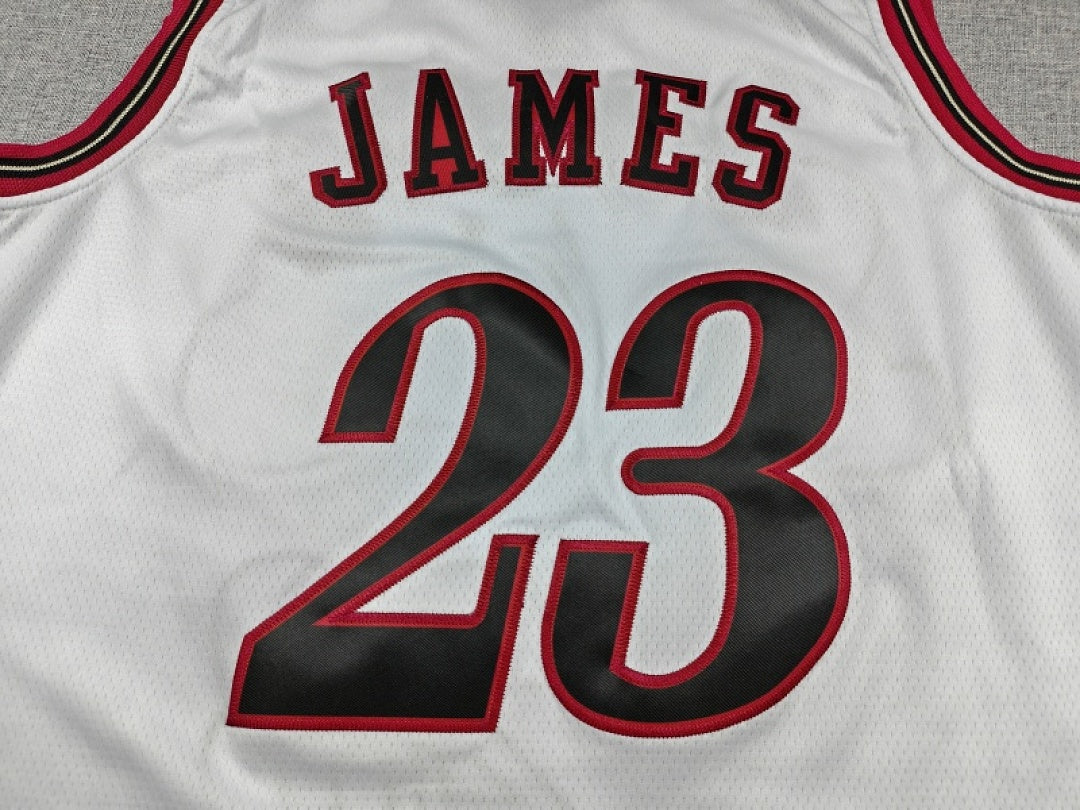Philadelphia 76ers LeBron James #23 White Jersey – Embroidered