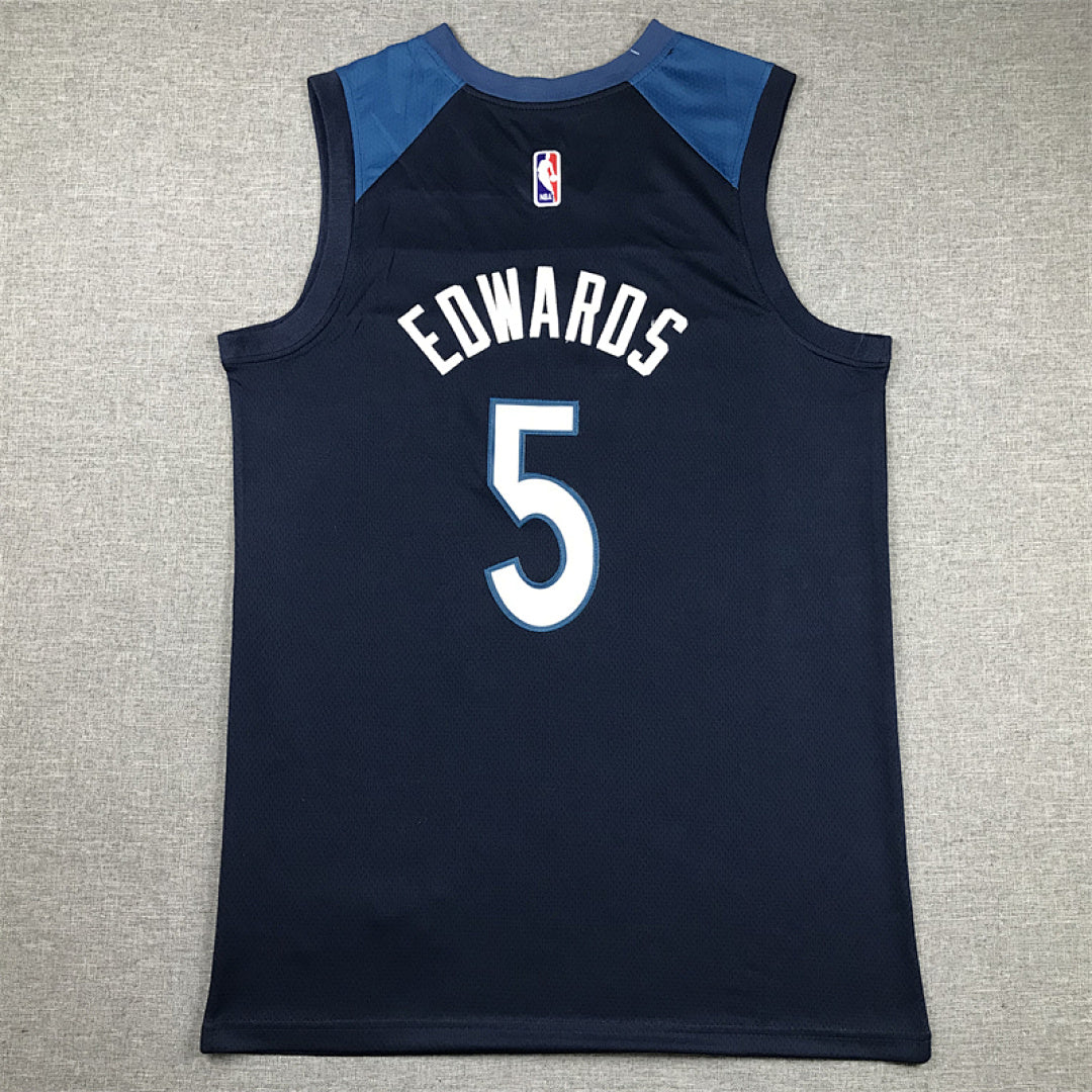 Anthony Edwards #5 Minnesota Timberwolves City Edition Swingman Embroidered Jersey