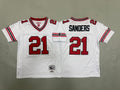 Youth Deion Sanders Atlanta Falcons #21 White Retro Jersey