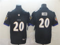 Ed Reed #20 Baltimore Ravens black Jersey