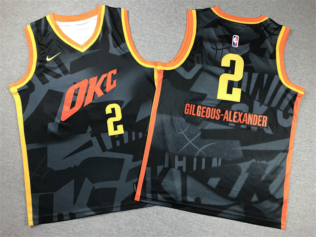 Youth Shai Gilgeous-Alexander Orlando Magic #2 City Edition Embroidered Jersey