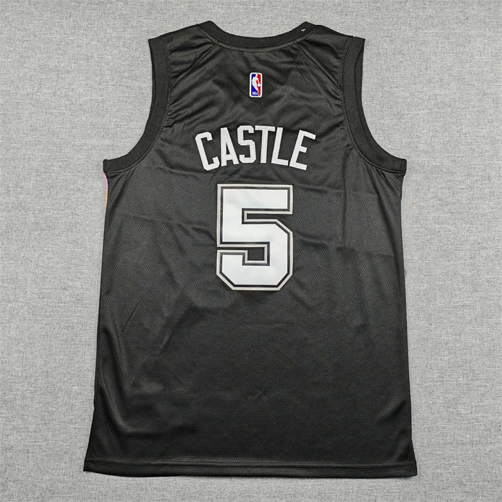 Stephon Castle #5 San Antonio Spurs 2026 City Edition Swingman Embroidered Jersey