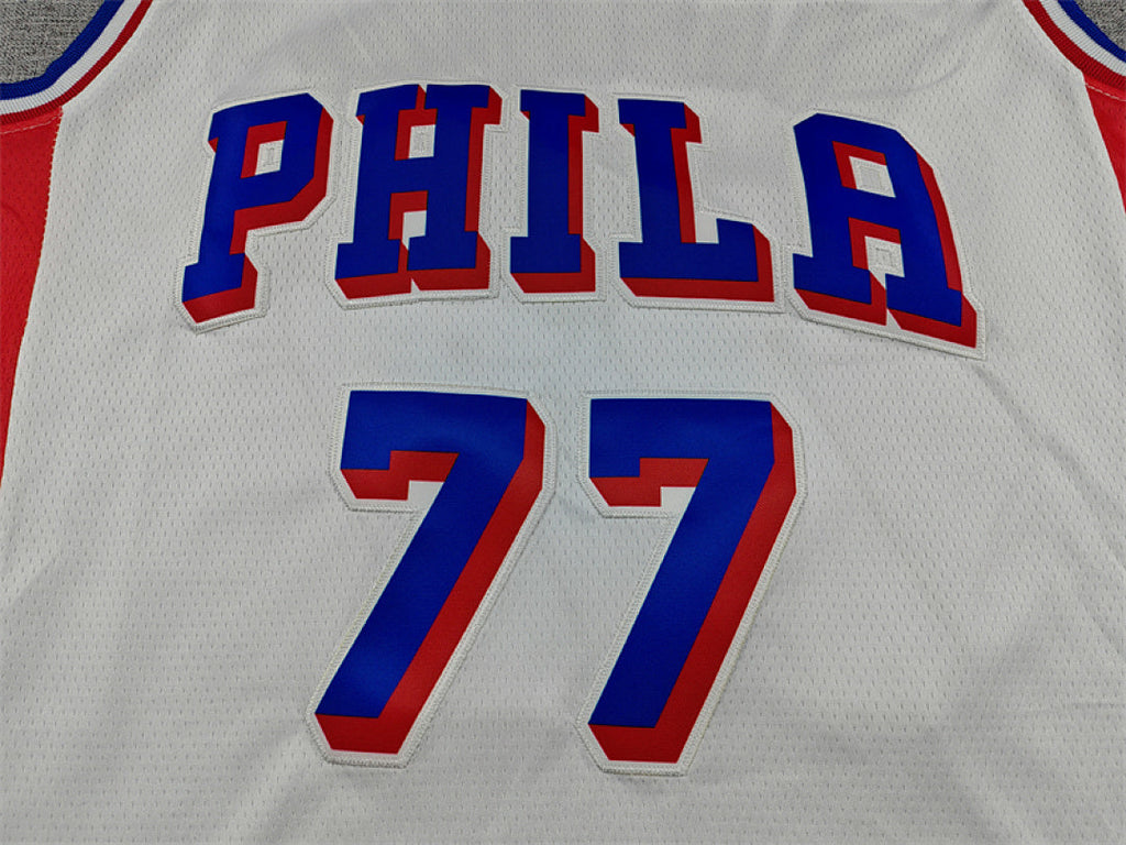 V. J. Edgecombe #77 Philadelphia 76ers White City Edition Swingman Embroidered Jersey