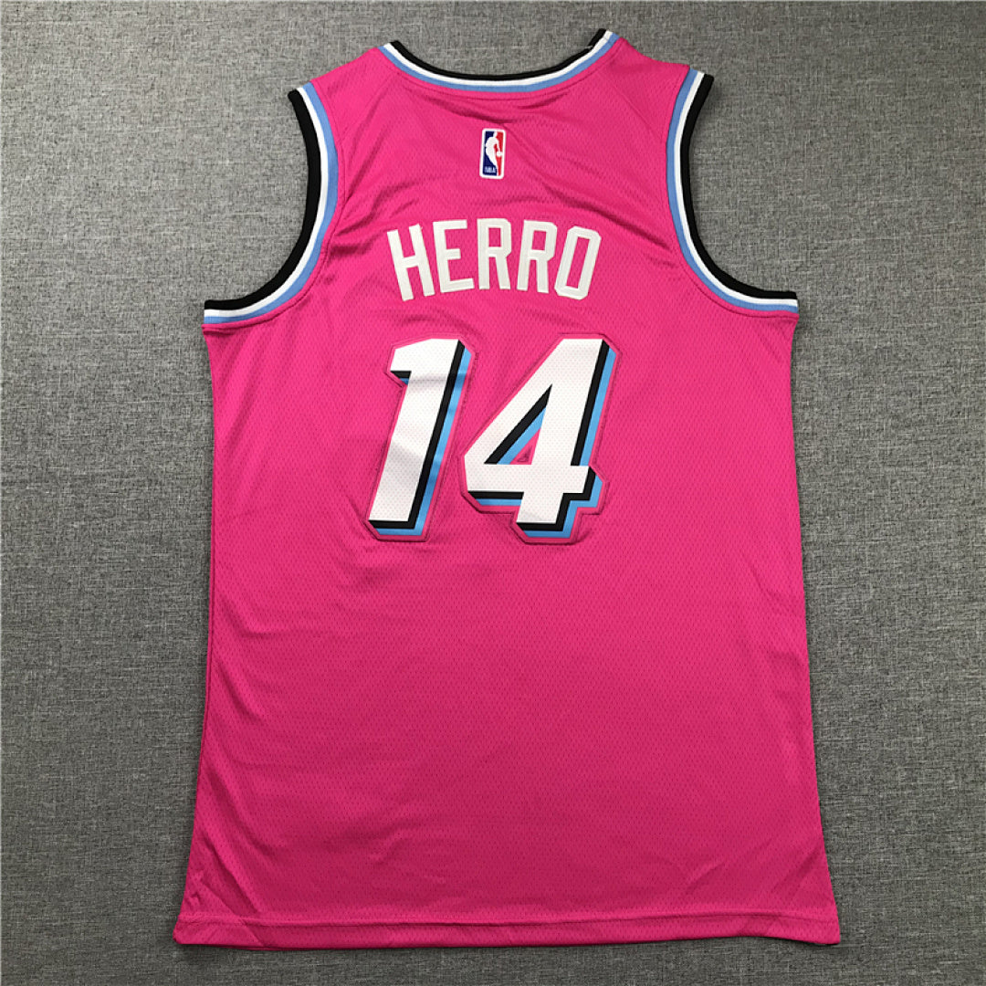 Tyler Herro# 14 Miami Heat  City Edition Swingman Embroidered Jersey