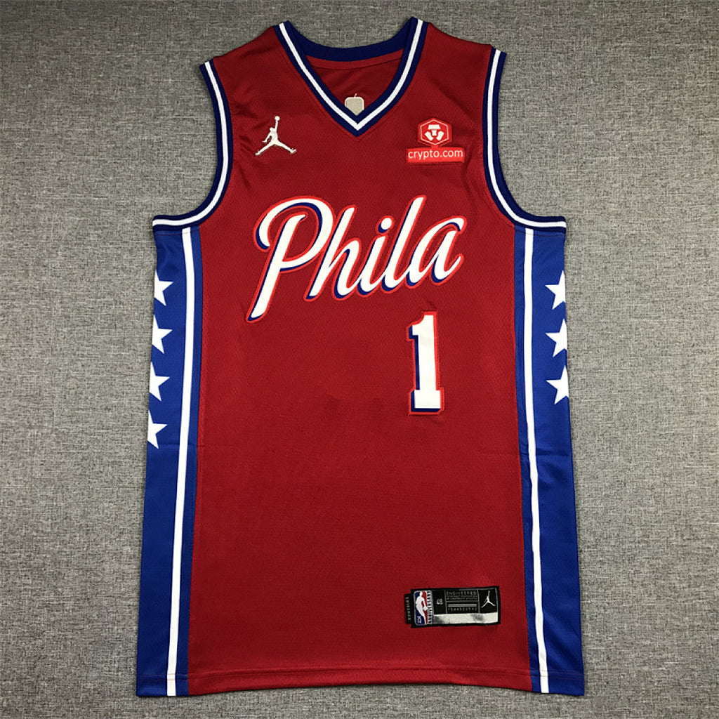 James Harden #1 Philadelphia 76ers  City Edition Swingman Embroidered Jersey
