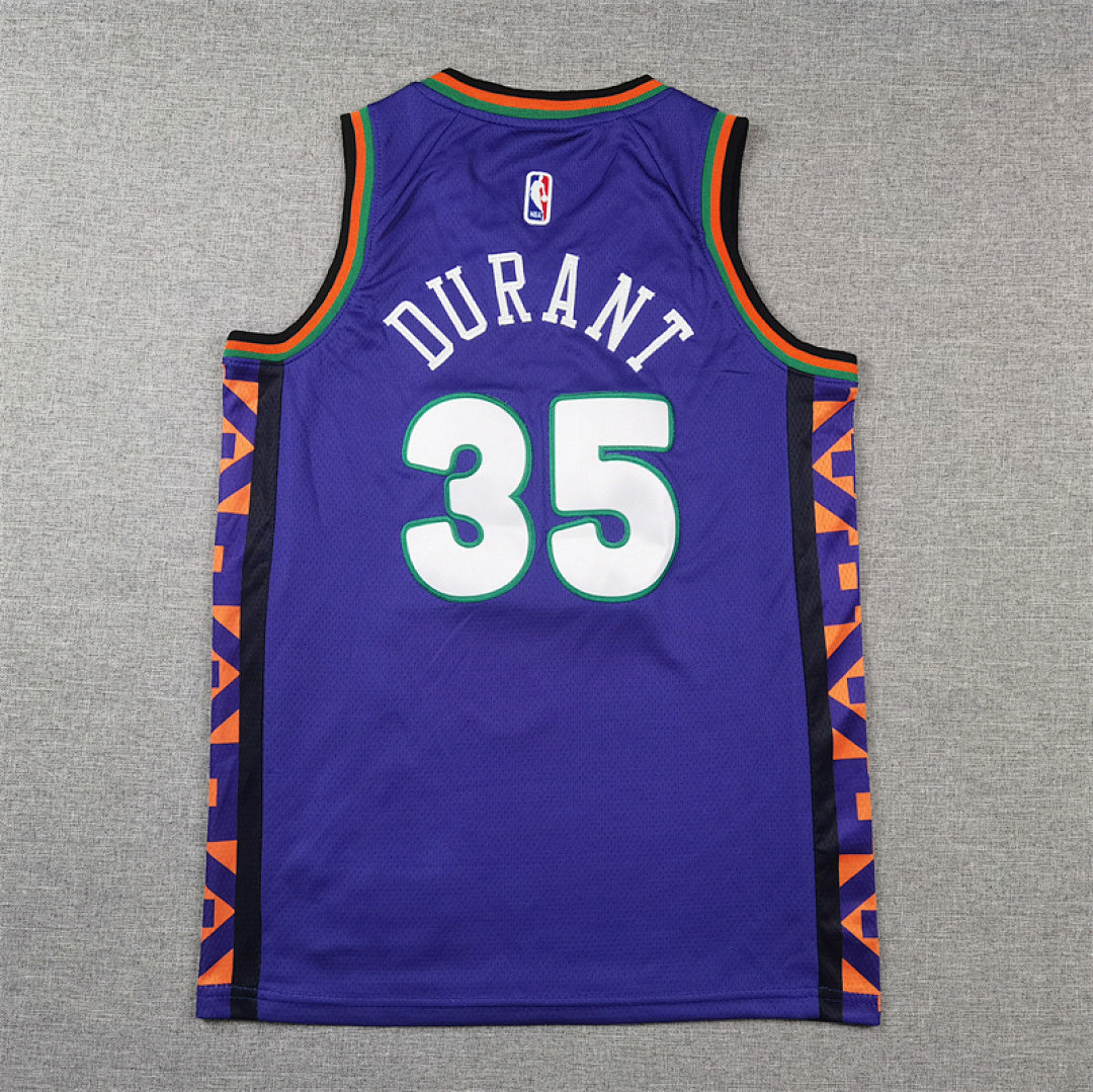 Youth Kevin Durant Phoenix Suns #35 City Edition Swingman Embroidered Jersey