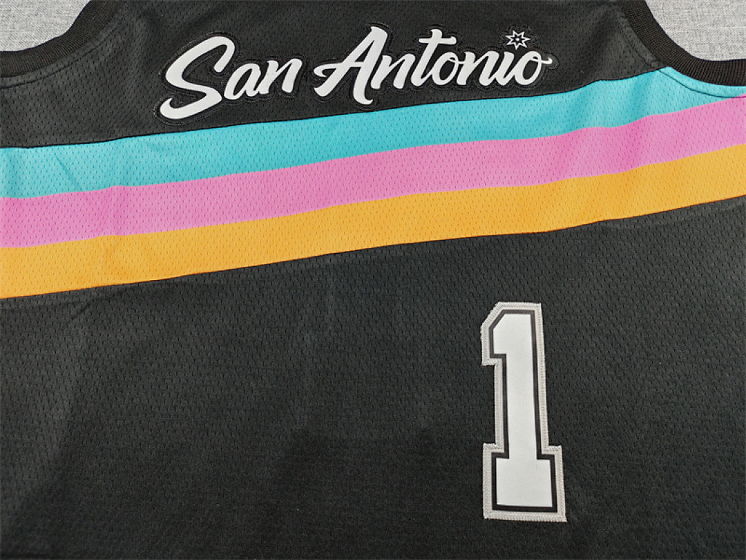 Victor Wembanyama #1 San Antonio Spurs 2026 City Edition Swingman Embroidered Jersey