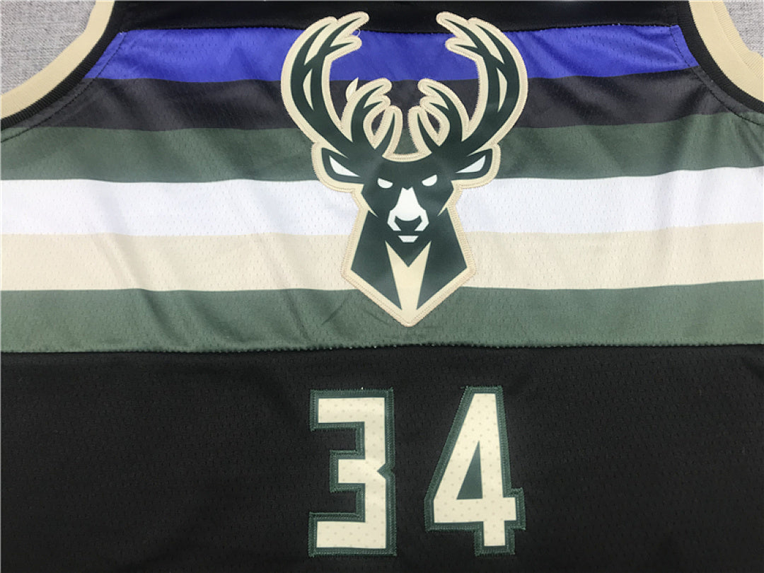 Giannis Antetokounmpo# 34 Milwaukee Bucks Finals City Edition Swingman Embroidered Jersey