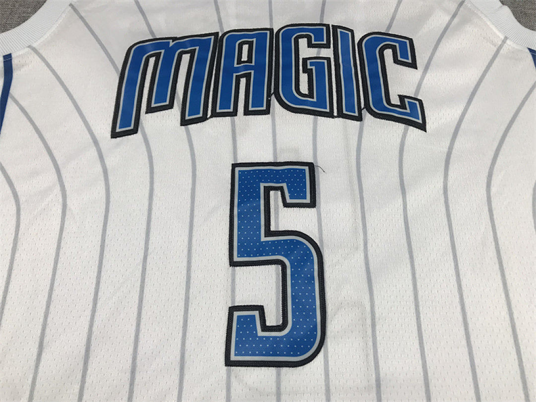 Paolo Banchero#5 Orlando Magic White City Edition Swingman Embroidered Jersey