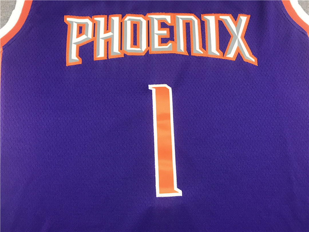 Devin Booker #1 Phoenix Suns  City Edition Swingman Embroidered Jersey