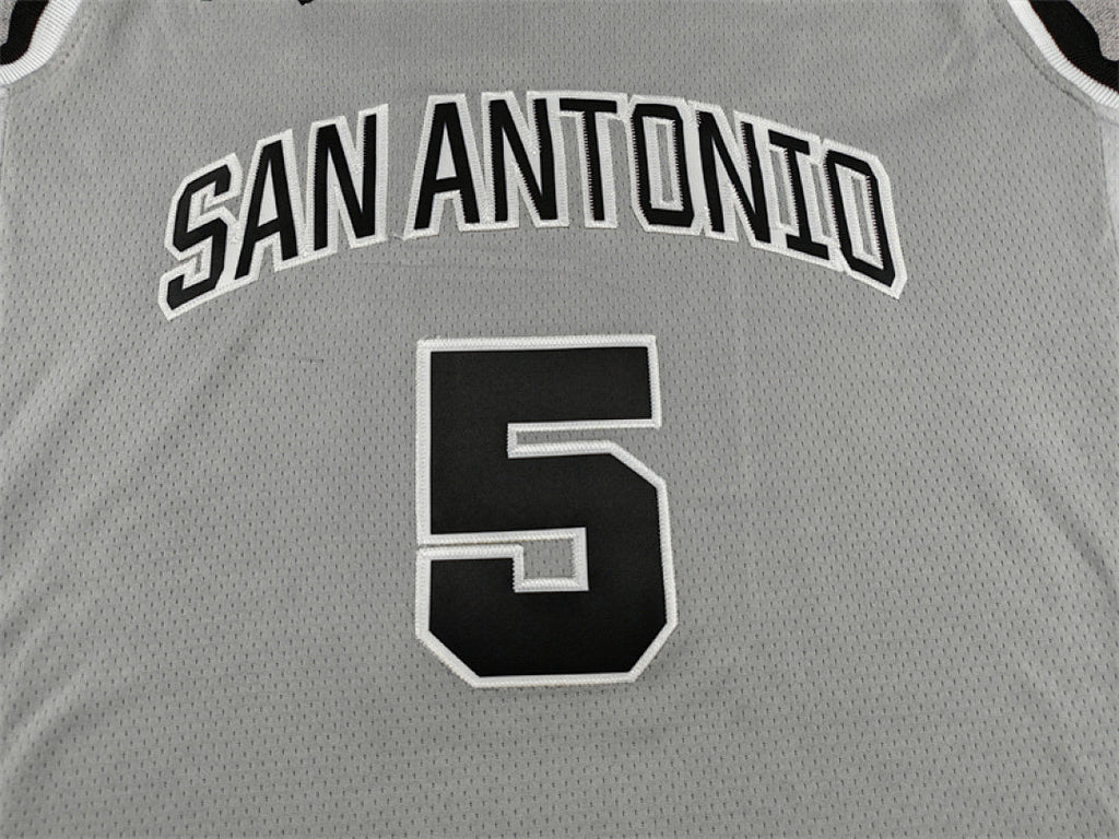 Stephon Castle #5 San Antonio Spurs City Edition Swingman Embroidered Jersey