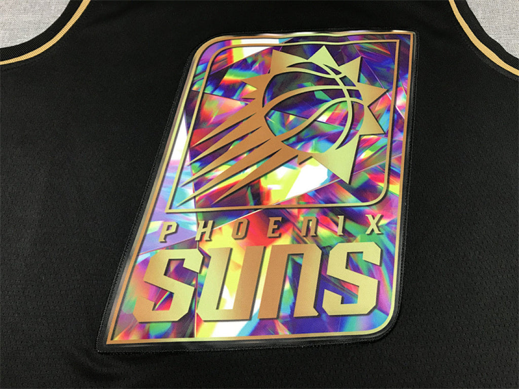 Devin Booker#1 Phoenix Suns Black & Gold City Edition Swingman Embroidered Jersey