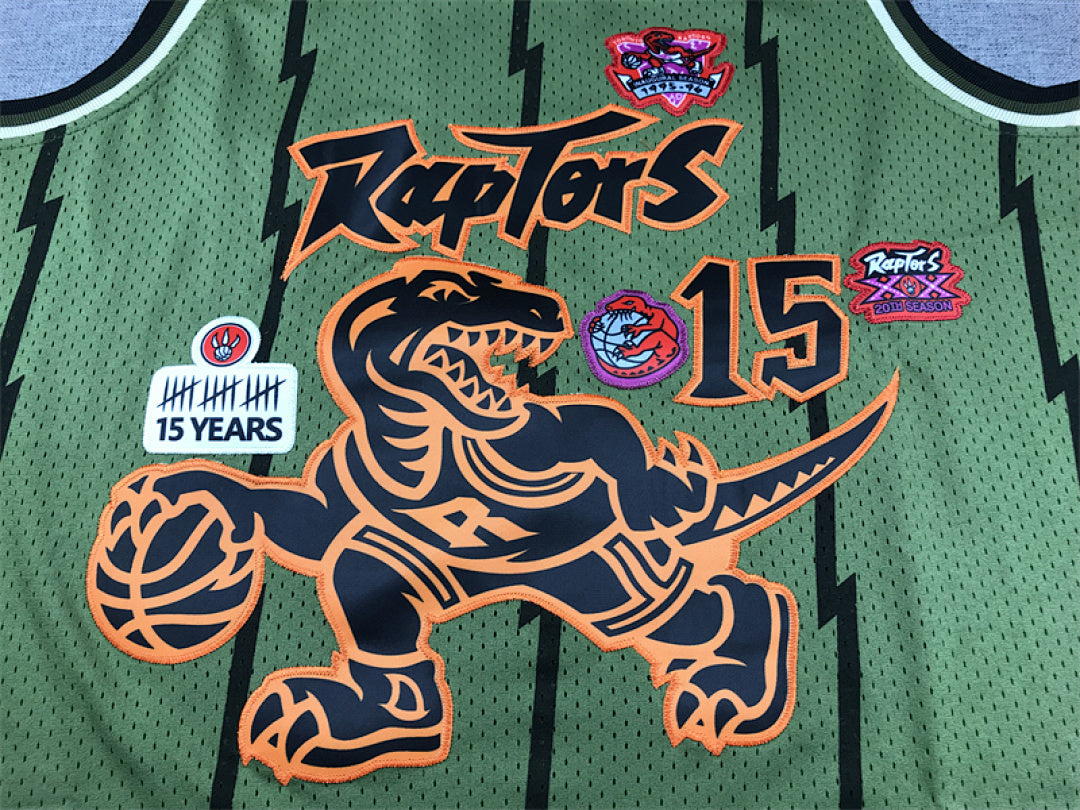 Vince Carter #15 Toronto Raptors 1998-99 Throwback Embroidered Jersey