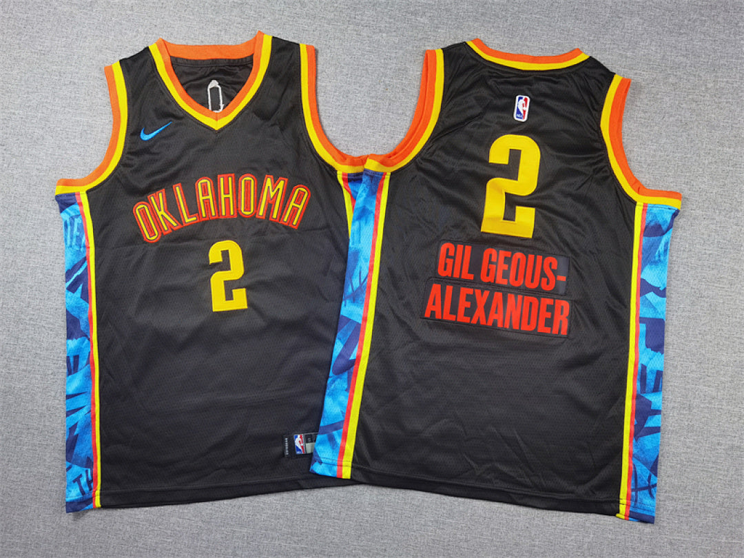 Youth Shai Gilgeous-Alexander Orlando Magic #2 City Edition Embroidered Jersey