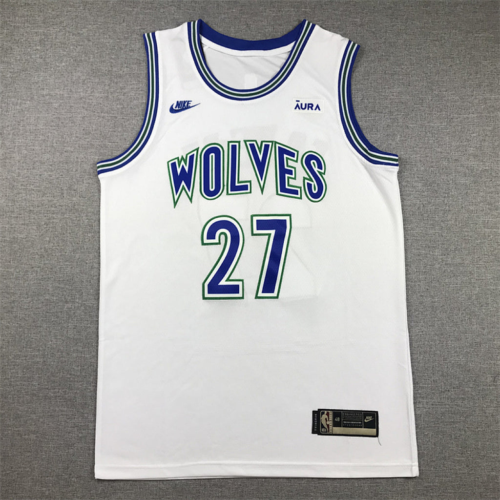 Rudy Gobert #27 Minnesota Timberwolves White City Edition Swingman Embroidered Jersey