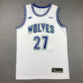 Rudy Gobert #27 Minnesota Timberwolves White City Edition Swingman Embroidered Jersey
