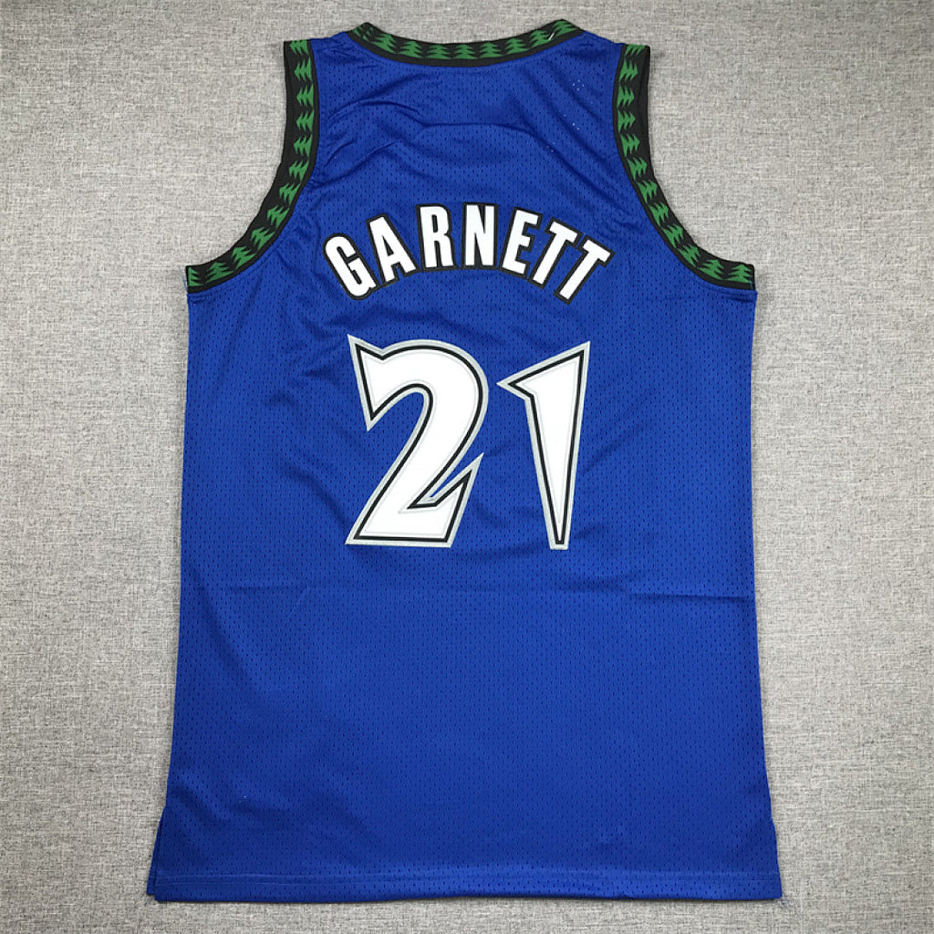 Kevin Garnett #21 Minnesota Timberwolves 2003-04 Throwback Embroidered Jersey