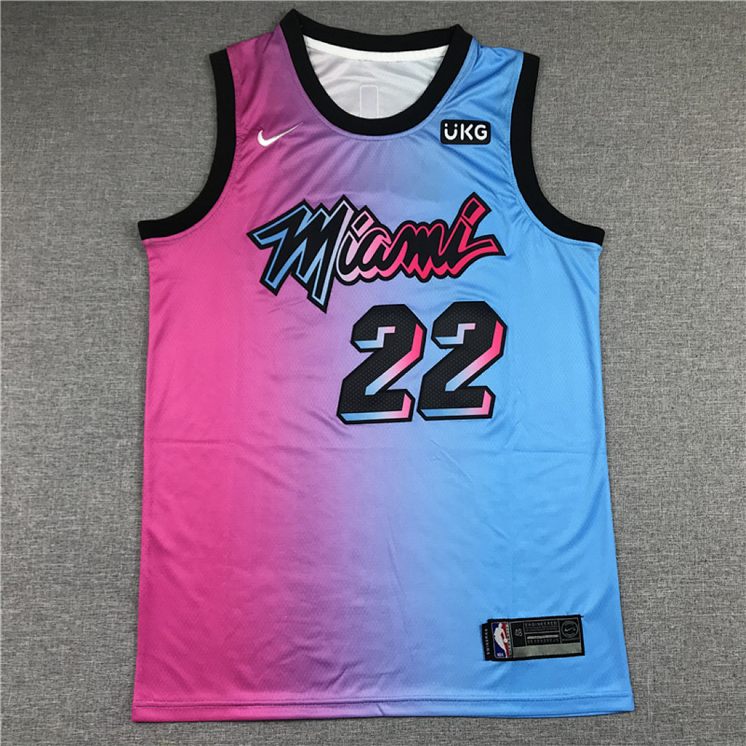 Jimmy Butler# 22 Miami Heat City Edition Swingman Embroidered Jersey