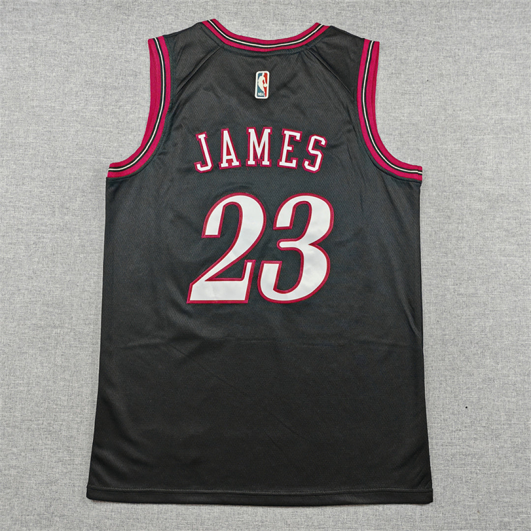 Philadelphia 76ers LeBron James #23 Black Jersey – Embroidered