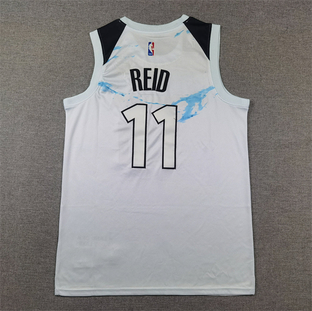Naz Reid #11 Minnesota Timberwolves 2025 White City Edition Swingman Embroidered Jersey