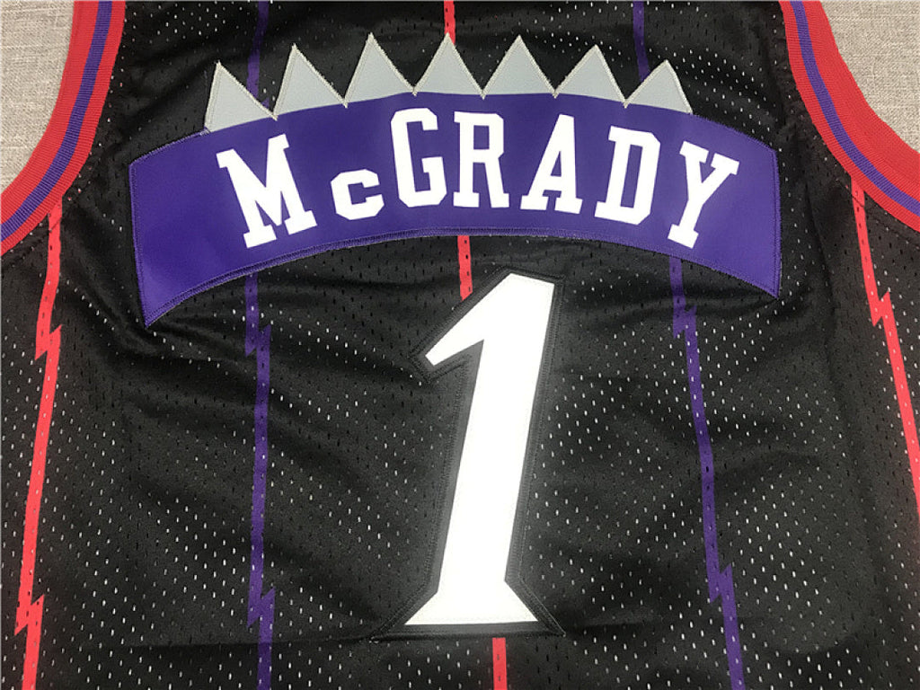 Tracy McGrady #1 Toronto Raptors 1998-99 Throwback Embroidered Jersey
