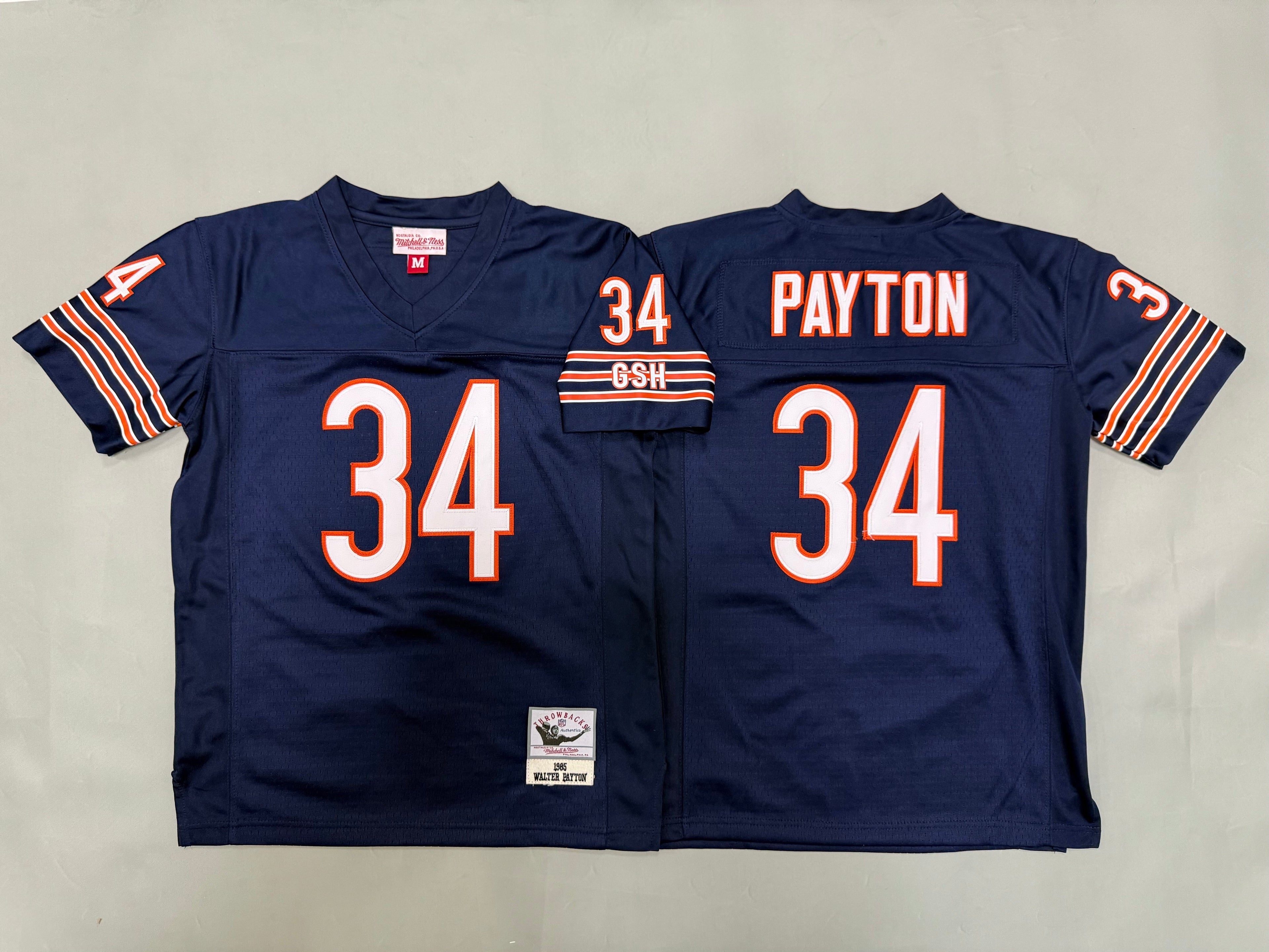 Youth Walter Payton Chicago Bears #34 Navy Throwback Jersey