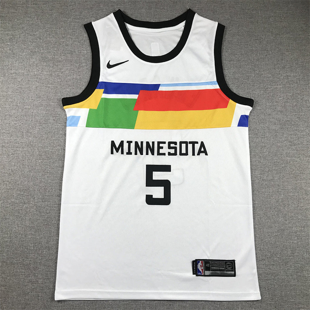 Anthony Edwards #5 Minnesota Timberwolves 2023 City Edition Swingman Embroidered Jersey