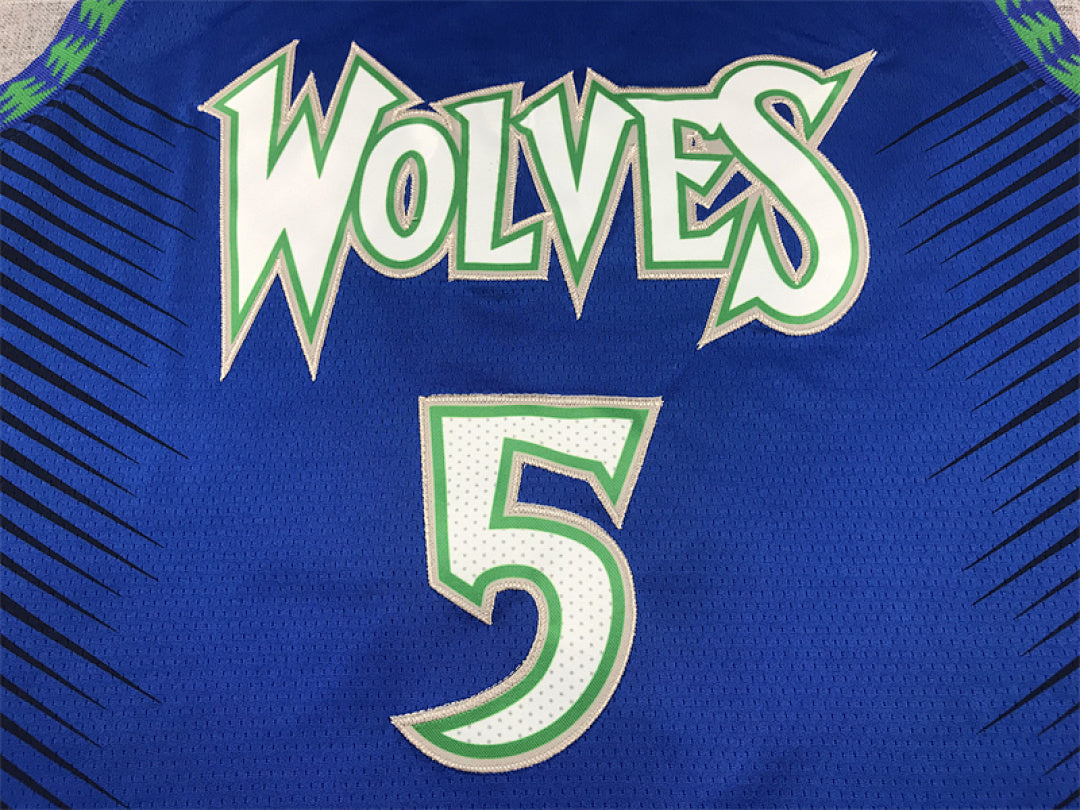 Anthony Edwards #5 Minnesota Timberwolves City Edition Swingman Embroidered Jersey