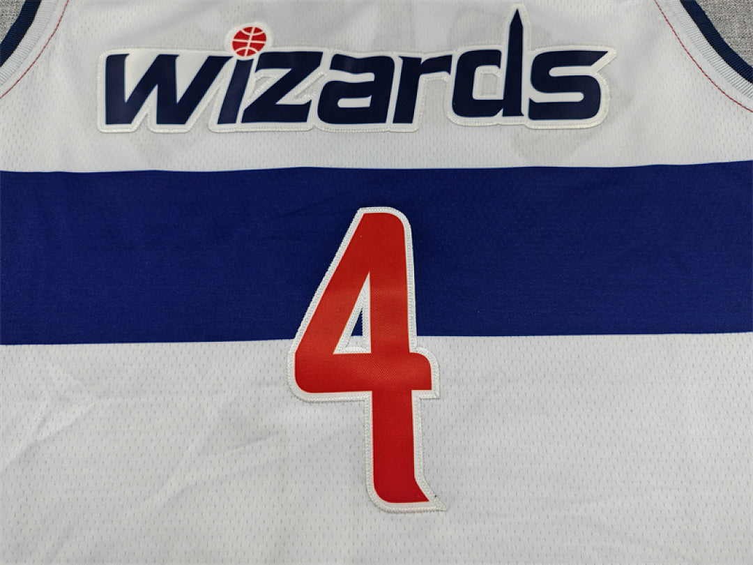Washington Wizards AJ Dybantsa #4 White Jersey – Embroidered
