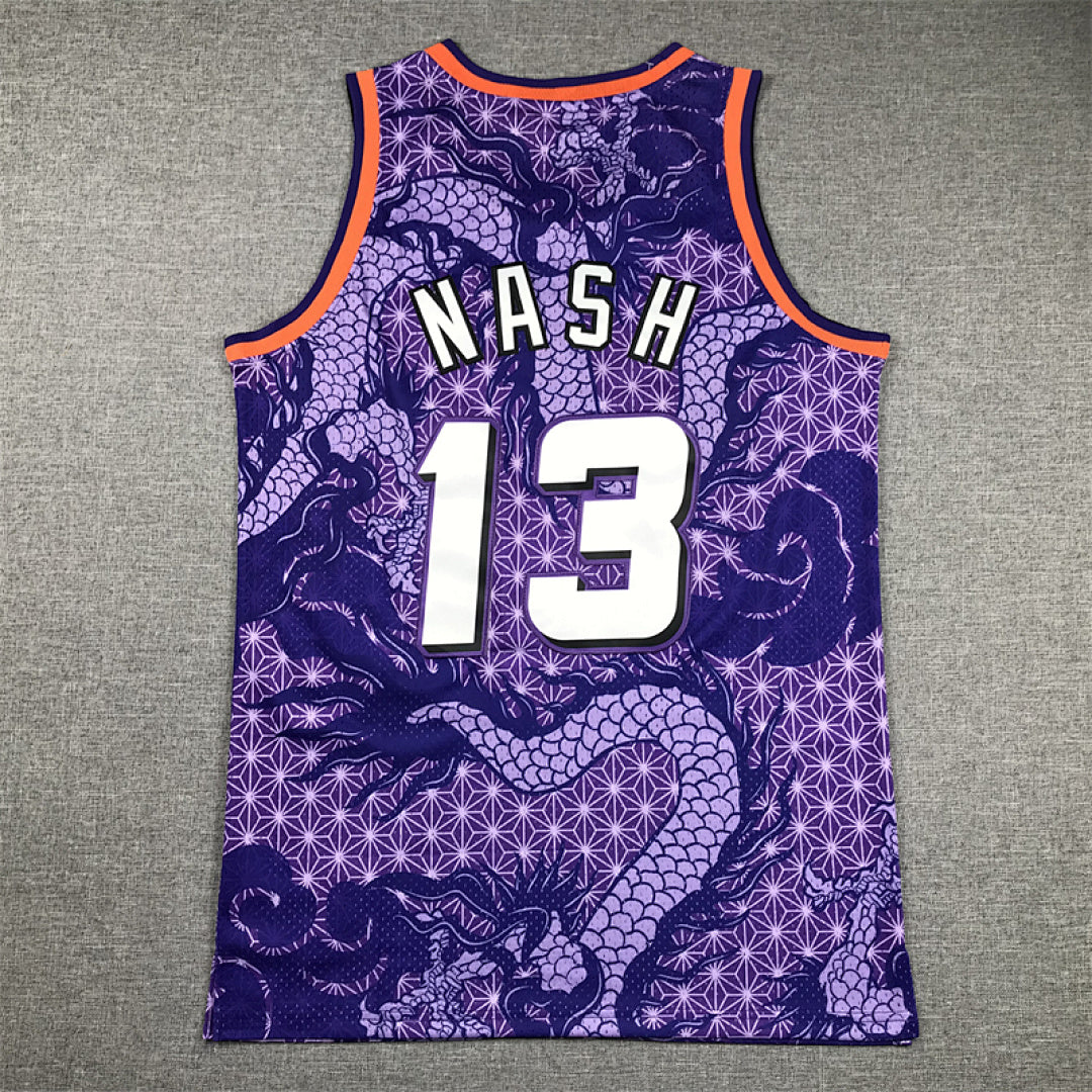 Steve Nash #13 Phoenix Suns 1996-97 (Year of the Dragon Limited Edition) Throwback Embroidered Jersey