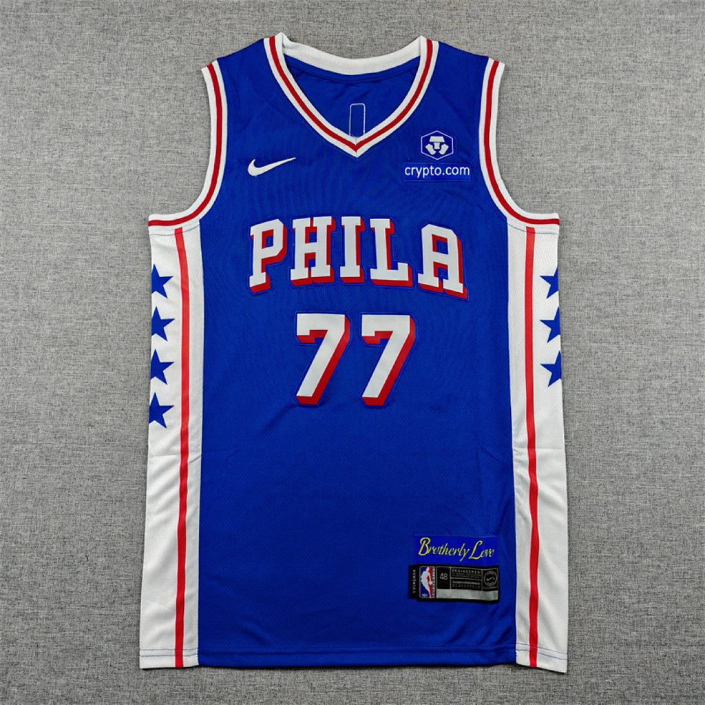 V. J. Edgecombe #77 Philadelphia 76ers City Edition Swingman Embroidered Jersey