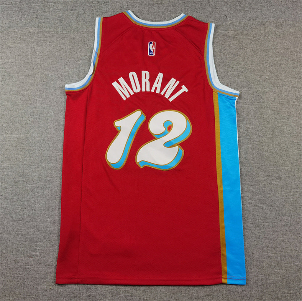 Ja Morant# 12 Memphis Grizzlies 2025 City Edition Swingman Embroidered Jersey