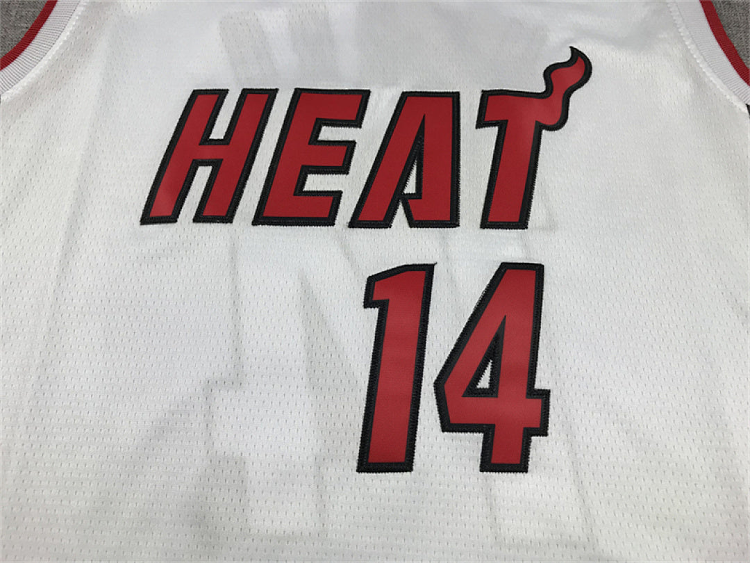 Tyler Herro# 14 Miami Heat White City Edition Swingman Embroidered Jersey