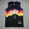 Devin Booker#1 Phoenix Suns City Edition Swingman Embroidered Jersey