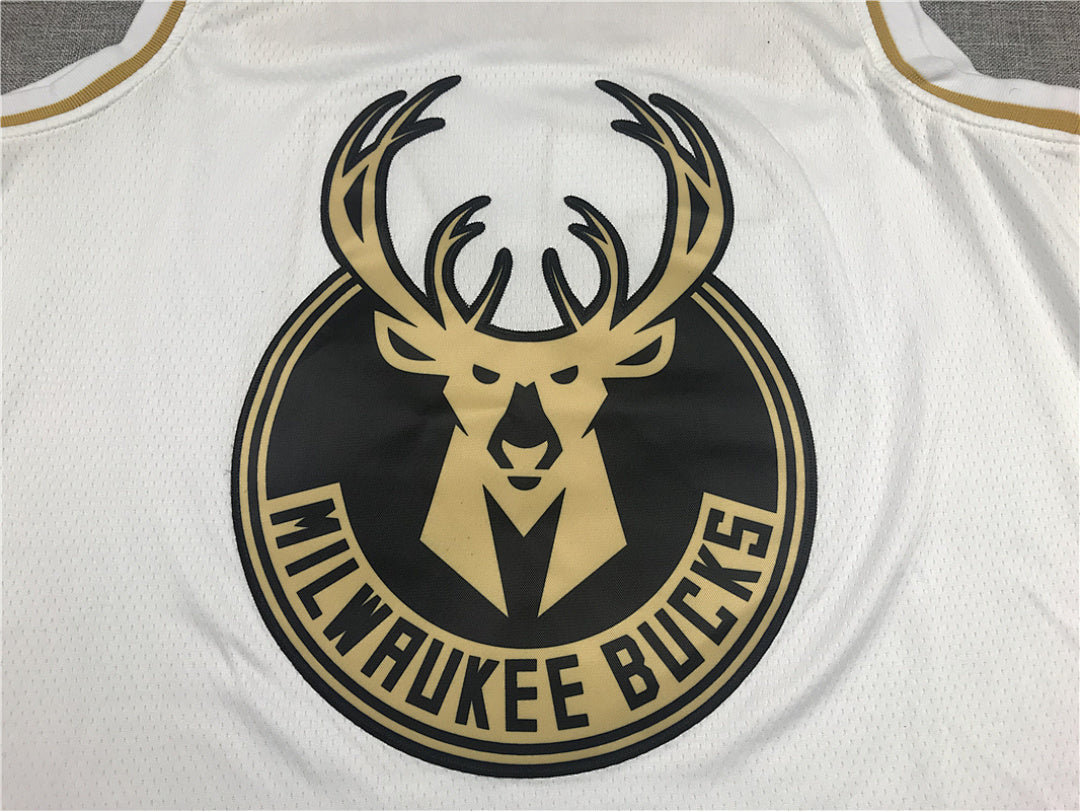 Giannis Antetokounmpo# 34 Milwaukee Bucks City Edition Swingman Embroidered Jersey
