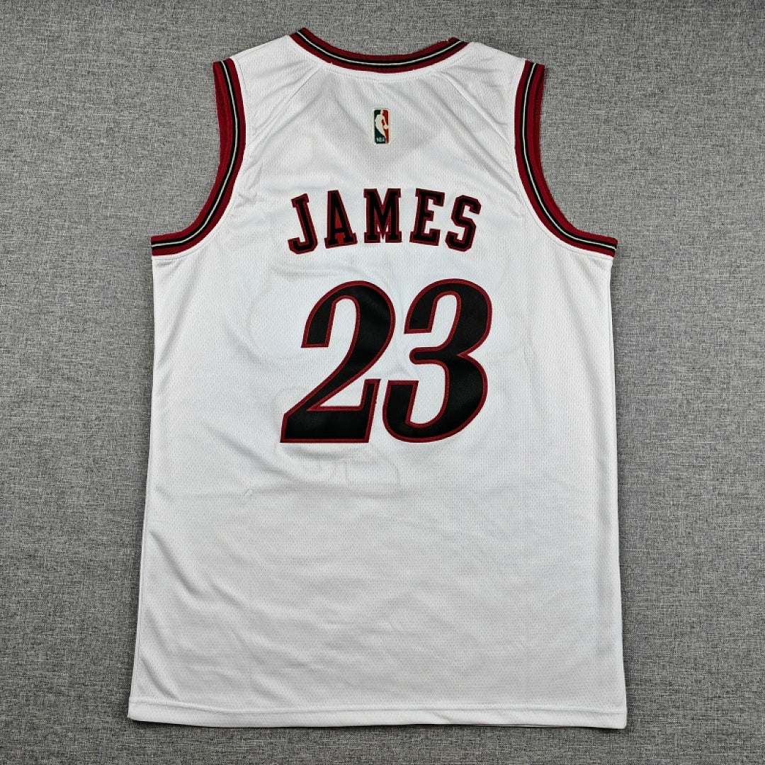 Philadelphia 76ers LeBron James #23 White Jersey – Embroidered