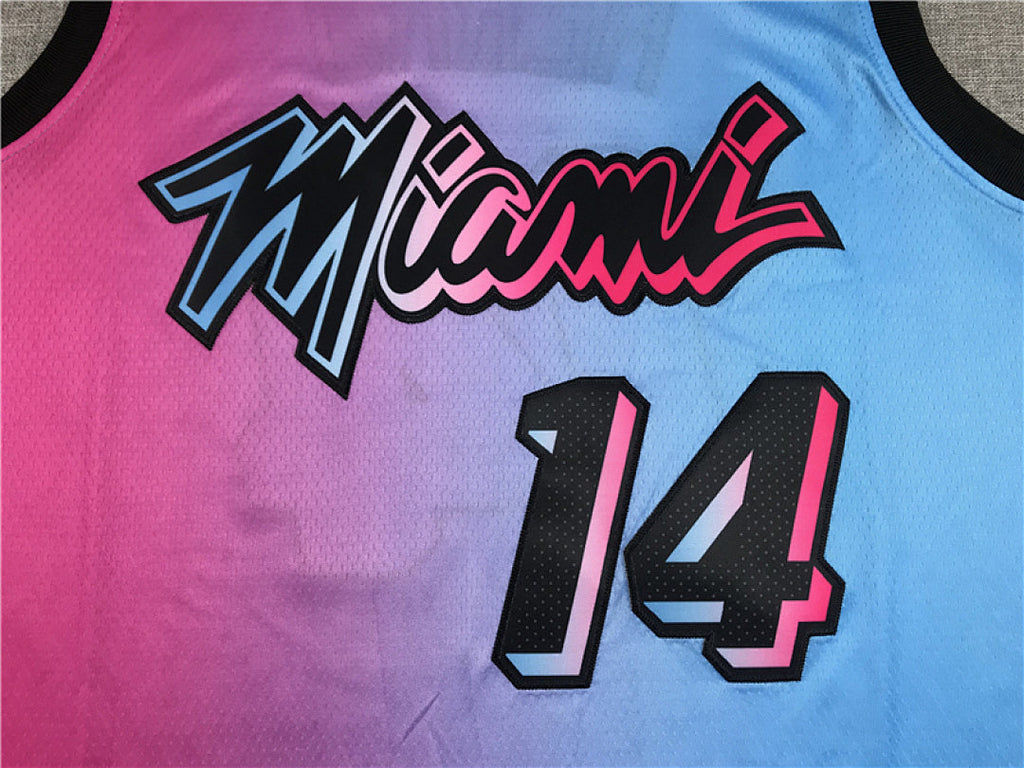 Tyler Herro# 14 Miami Heat City Edition Swingman Embroidered Jersey