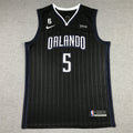 Paolo Banchero#5 Orlando Magic Black City Edition Swingman Embroidered Jersey
