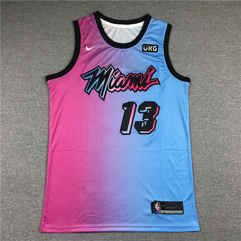 Bam Adebayo# 13 Miami Heat City Edition Swingman Embroidered Jersey