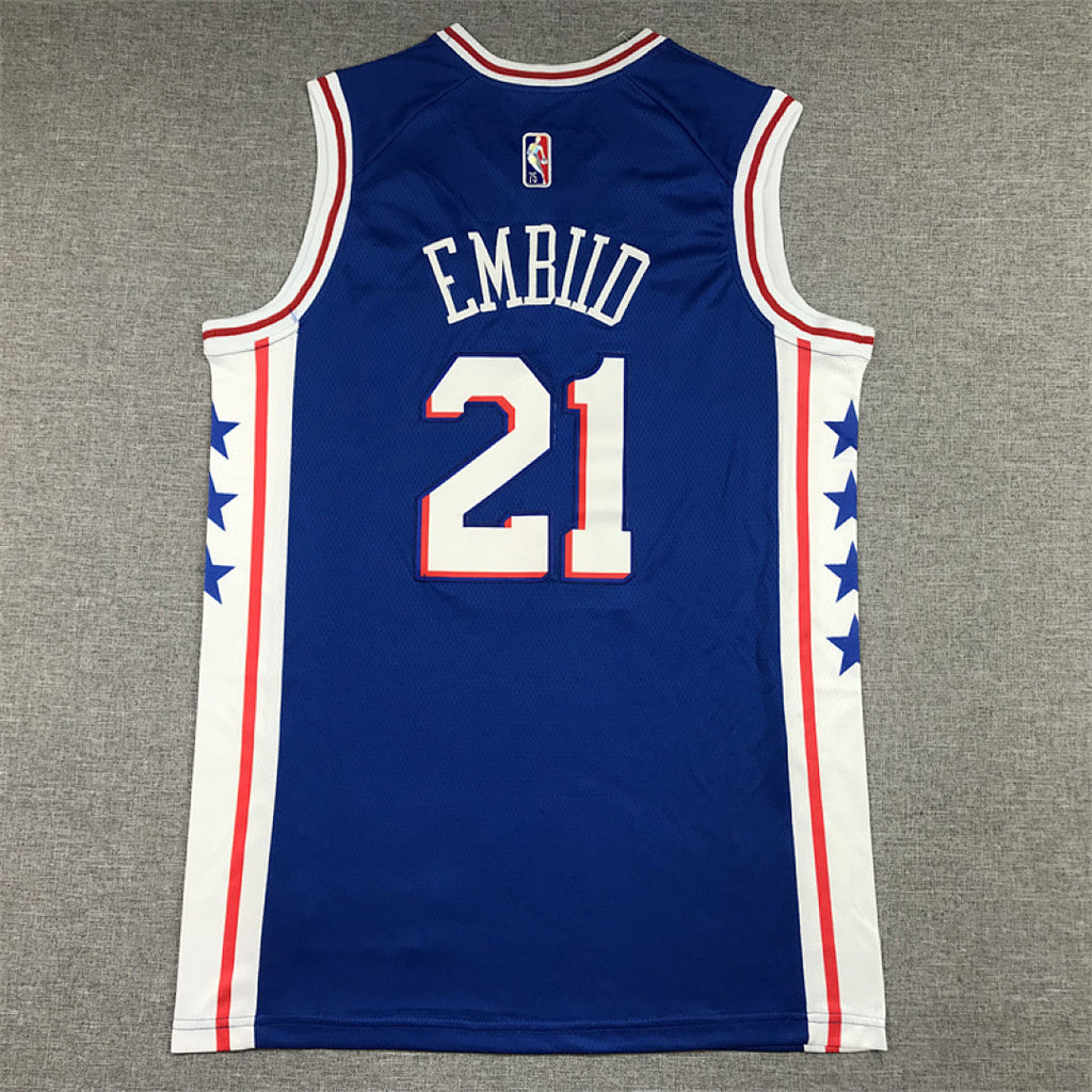 Joel Embiid #21 Philadelphia 76ers City Edition Swingman Embroidered Jersey