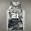 Tim Duncan #21 San Antonio Spurs  1998-99 （Year of the Rabbit Limited Edition）Throwback Embroidered Jersey