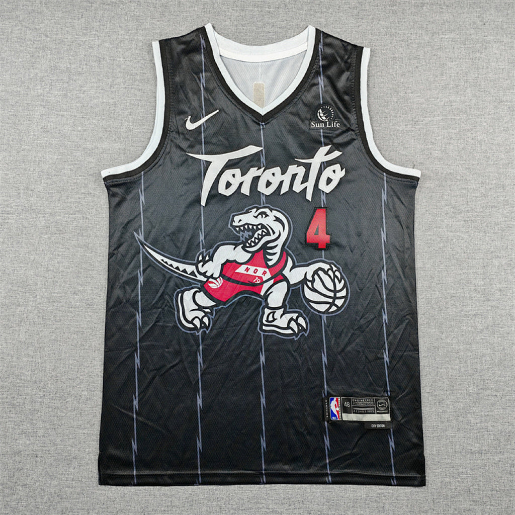 Scott Wayne Barnes Jr. #4 Toronto Raptors City Edition Swingman Embroidered Jersey
